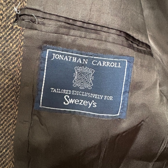 Jonathan Carroll tailored for Swezey's tweed sport jacket - Picture 3 of 5